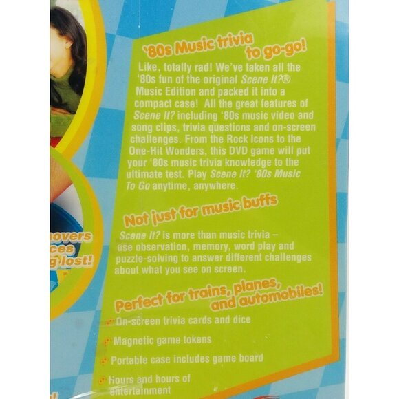 Scene It To Go 80s DVD Game Music Edition Travel Magnetic Movers - Picture 5 of 8